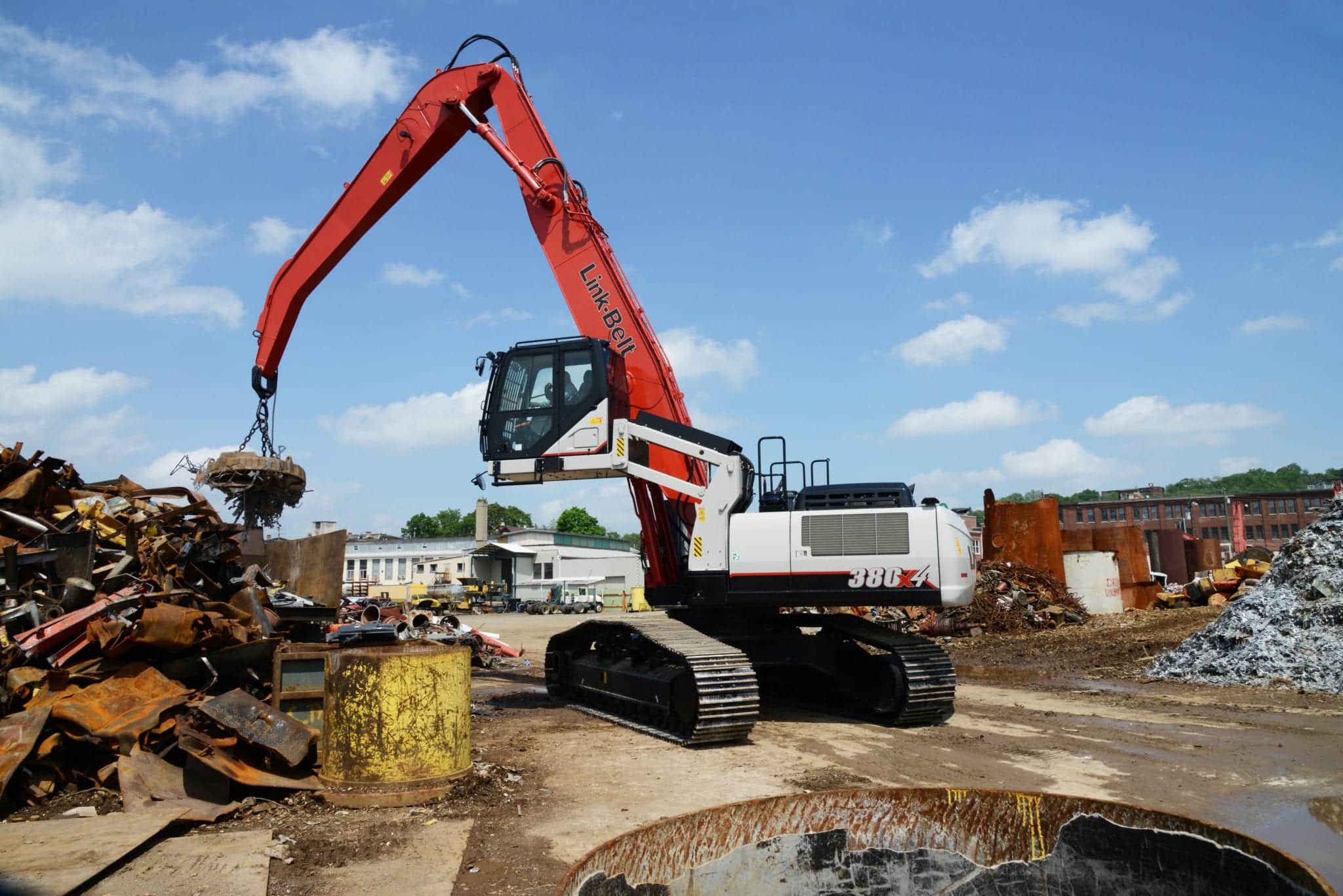 Link-Belt Magnetic Attachment Material Handler